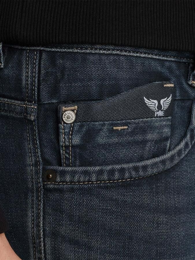 PME Legend Straight fit jeans met logostitching model 'Commander' - Foto 14