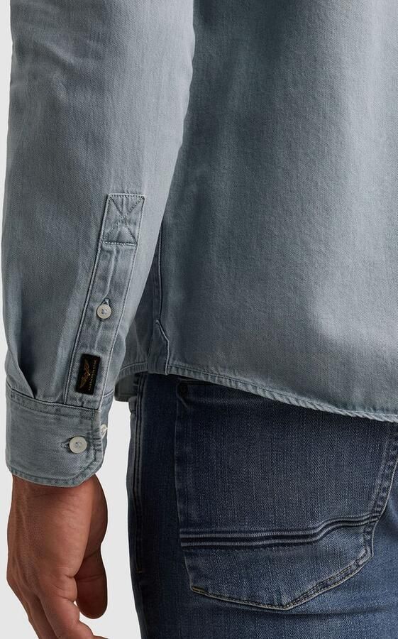 PME Legend regular fit vrijetijdshemd met borstzak en labeldetail - Foto 3