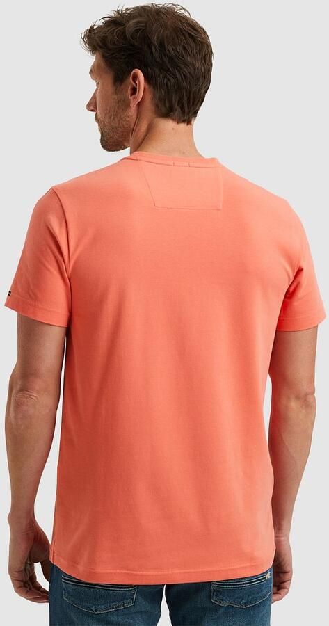 PME LEGEND Heren Polo's & T-shirts Short Sleeve R-neck Guyver Tee Koraal - Foto 2