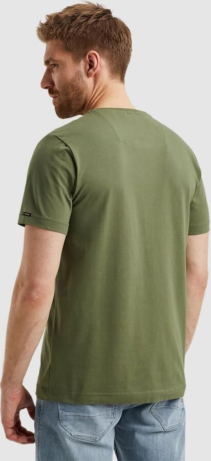 PME LEGEND Heren Polo's & T-shirts Short Sleeve R-neck Guyver Tee Groen - Foto 3