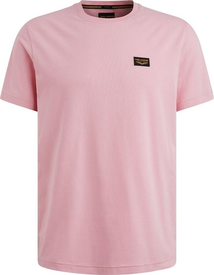PME LEGEND Heren Polo's & T-shirts Short Sleeve R-neck Guyver Tee Roze - Foto 7