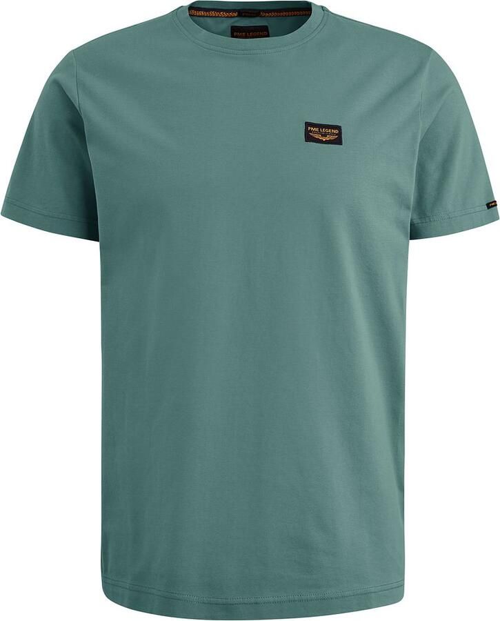 PME LEGEND Heren Polo's & T-shirts Short Sleeve R-neck Guyver Tee Groen - Foto 4