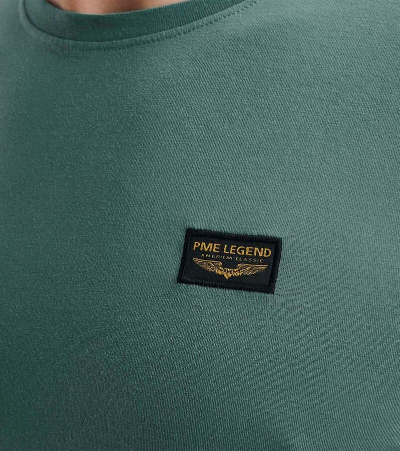 PME LEGEND Heren Polo's & T-shirts Short Sleeve R-neck Guyver Tee Groen - Foto 2