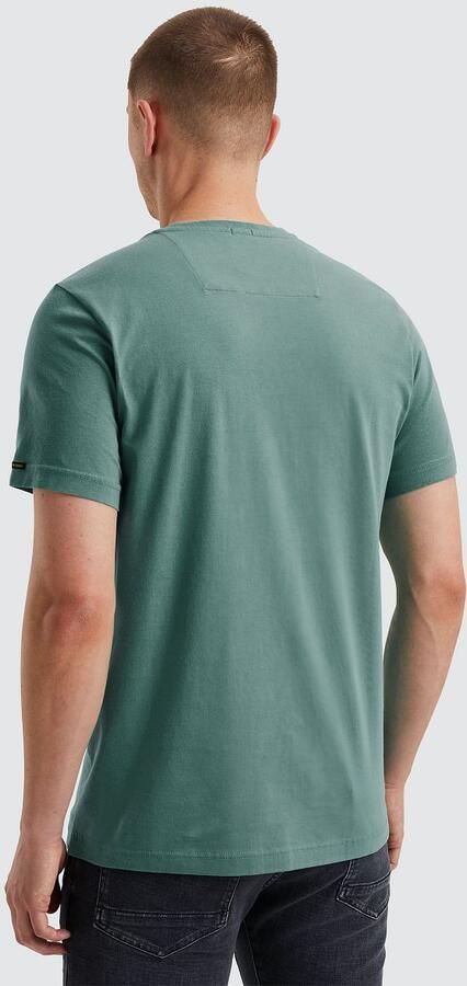 PME LEGEND Heren Polo's & T-shirts Short Sleeve R-neck Guyver Tee Groen - Foto 3