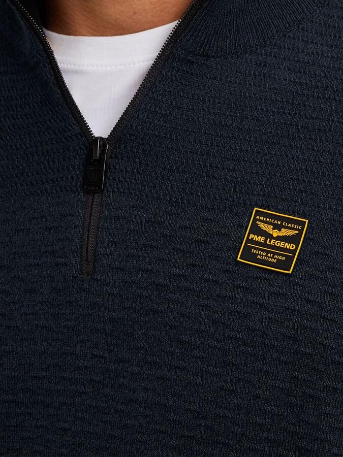PME LEGEND Heren Truien & Vesten Cotton Mouline Donkerblauw - Foto 6