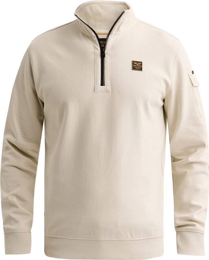 PME LEGEND Sweatshirt met halve rits en badge