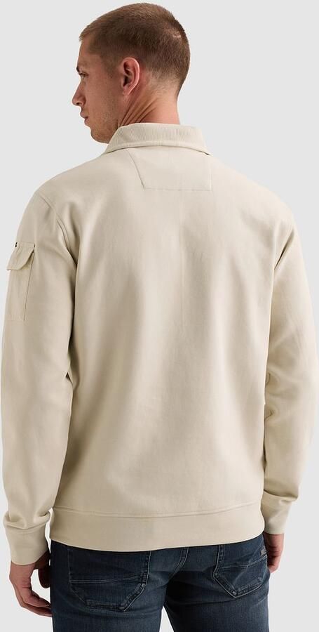 PME LEGEND Sweatshirt met halve rits en badge - Foto 5