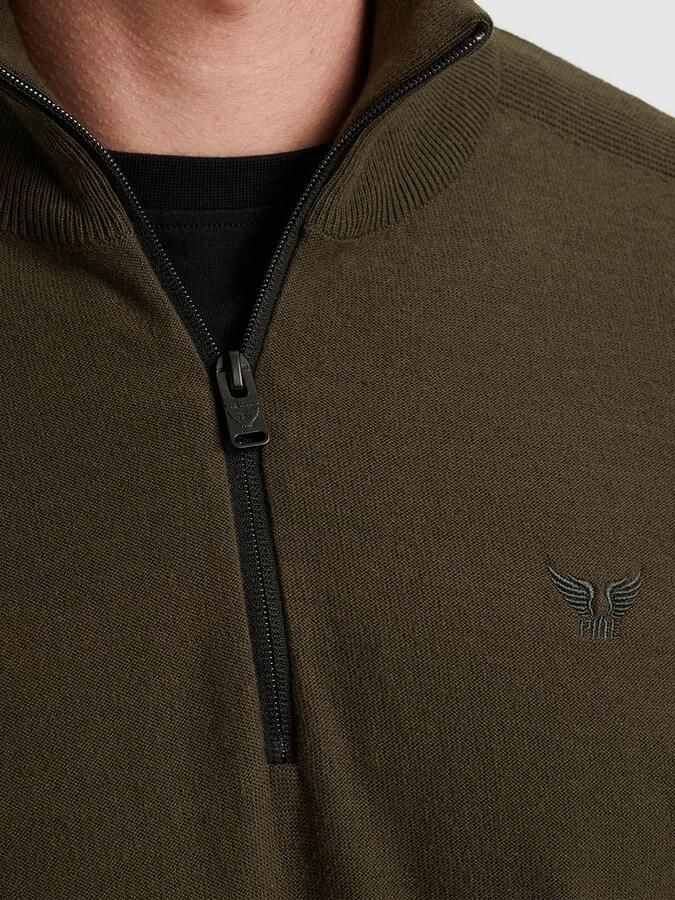 PME Legend Half Zip Trui Beluga Groen - Foto 3