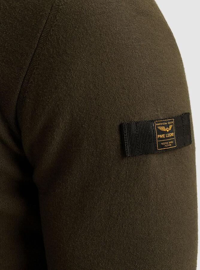 PME Legend Half Zip Trui Beluga Groen - Foto 4