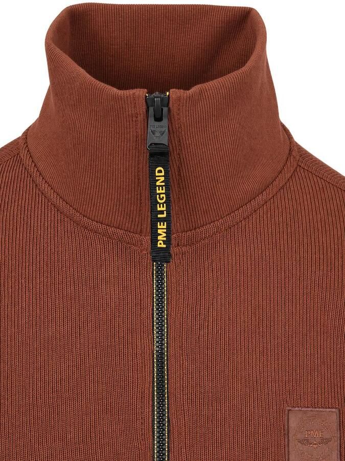 PME LEGEND Heren Truien & Vesten Half Zip Collar Flat Bruin - Foto 10