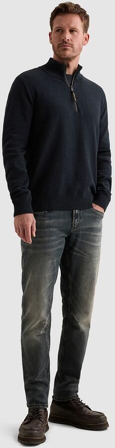 PME Legend Half Zip Trui Chenille Navy - Foto 6