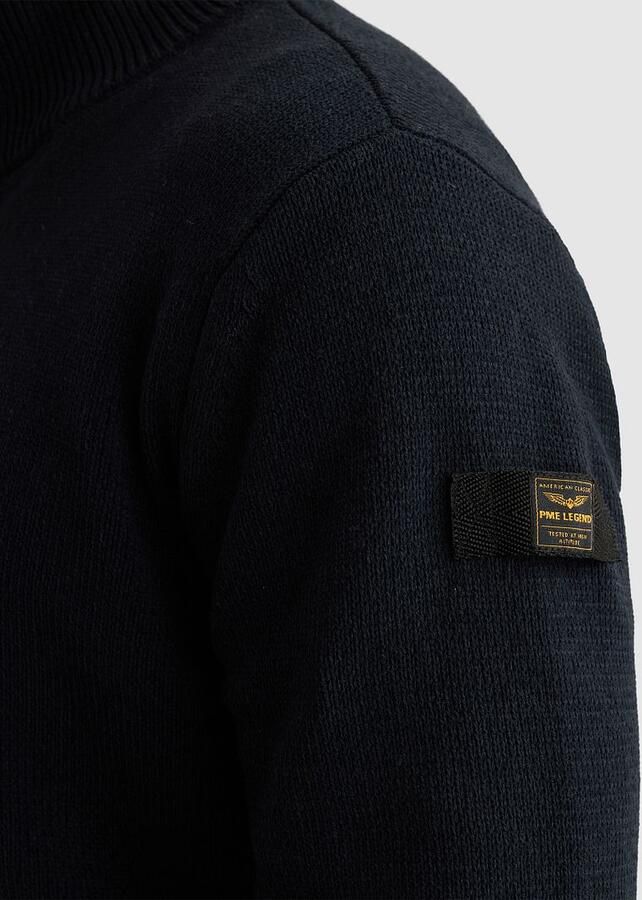 PME Legend Half Zip Trui Chenille Navy - Foto 4