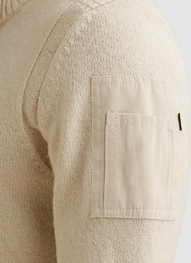 PME Legend Half Zip Trui Ecru - Foto 4