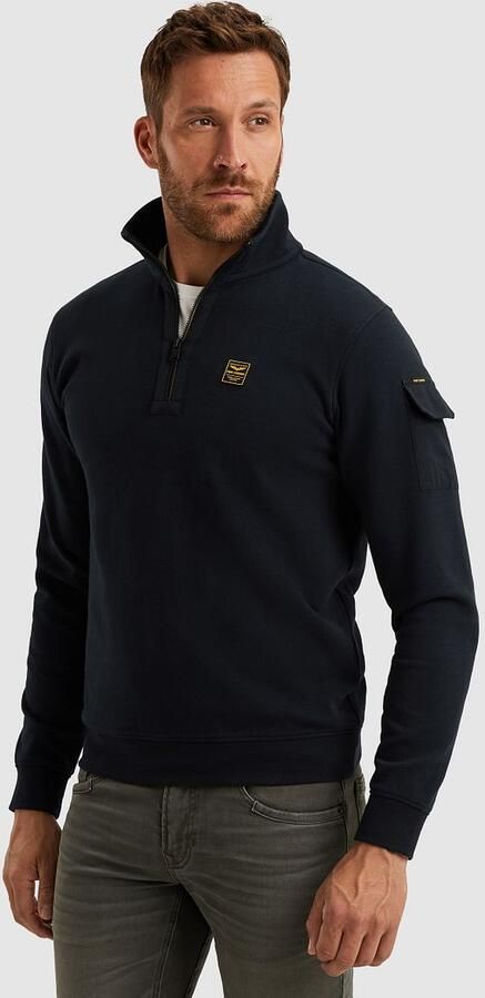 PME Legend Sweatshirt met schipperskraag en labeldetail - Foto 8