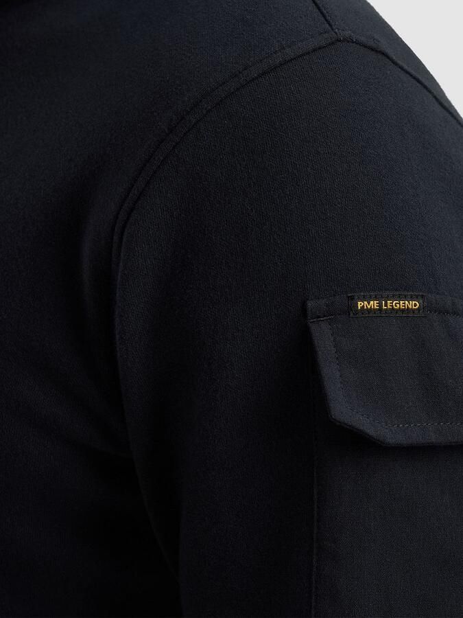 PME Legend Sweatshirt met schipperskraag en labeldetail - Foto 10
