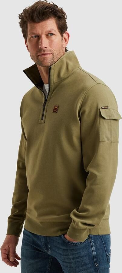 PME Legend Sweatshirt met schipperskraag en labeldetail - Foto 12