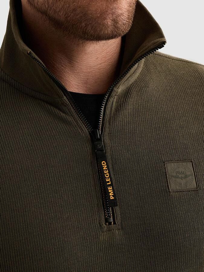 PME LEGEND Heren Truien & Vesten Half Zip Collar Flat Donkergrijs - Foto 10