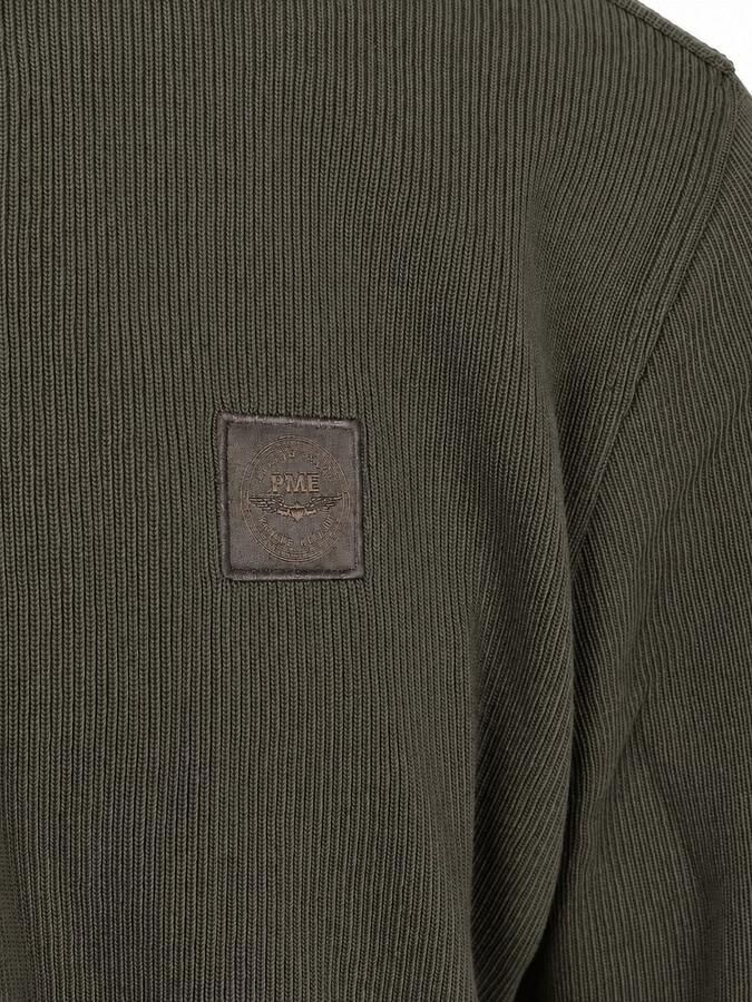 PME LEGEND Heren Truien & Vesten Half Zip Collar Flat Donkergrijs - Foto 11