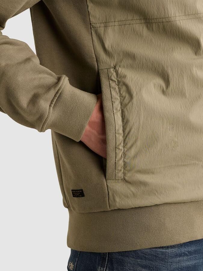 PME LEGEND Heren Jassen Short Jacket Single Jersey Terry Nylon Mix Hb Groen - Foto 7