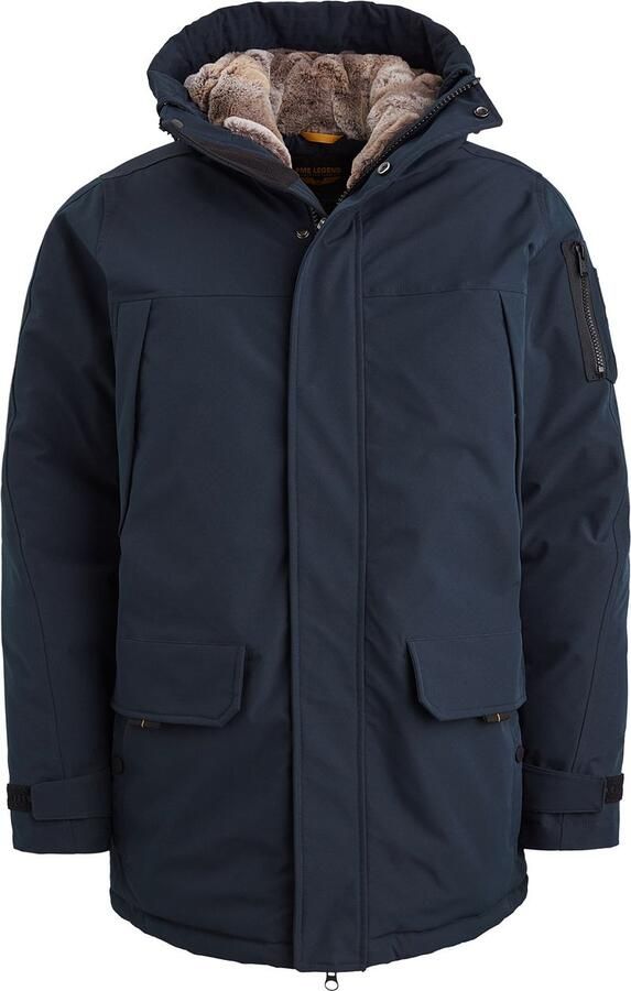 PME LEGEND Heren Jassen Long Jacket Ice Pilot Ottoman Blauw - Foto 9