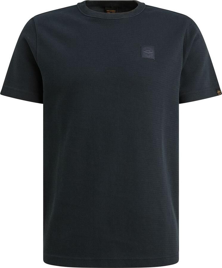 PME Legend regular T-shirt fijn gebreid donkerblauw - Foto 4