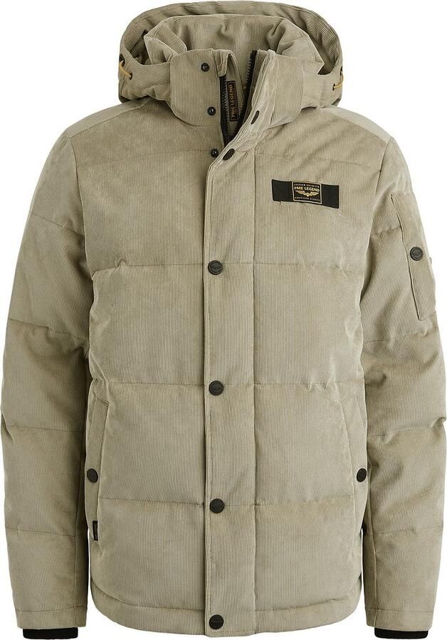 PME Legend corduroy gewatteerde jas beige - Foto 6