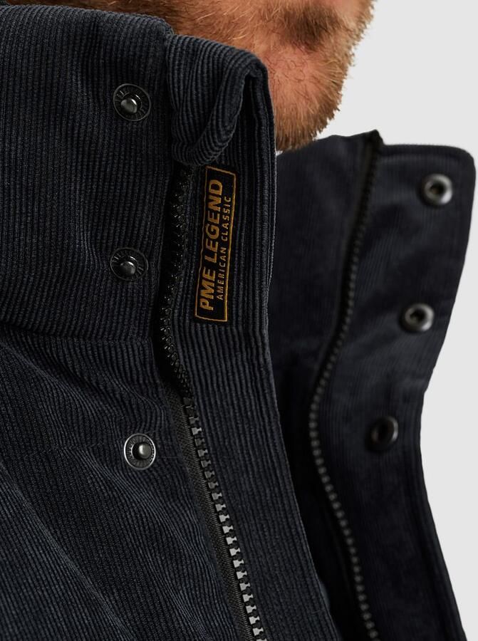 PME Legend Gewatteerd jack van corduroy met labeldetail - Foto 6