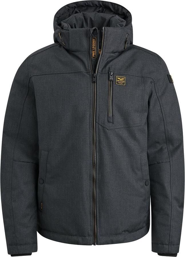 PME LEGEND Heren Jassen Semi Long Jacket Strator Melange Twill Grijs - Foto 5