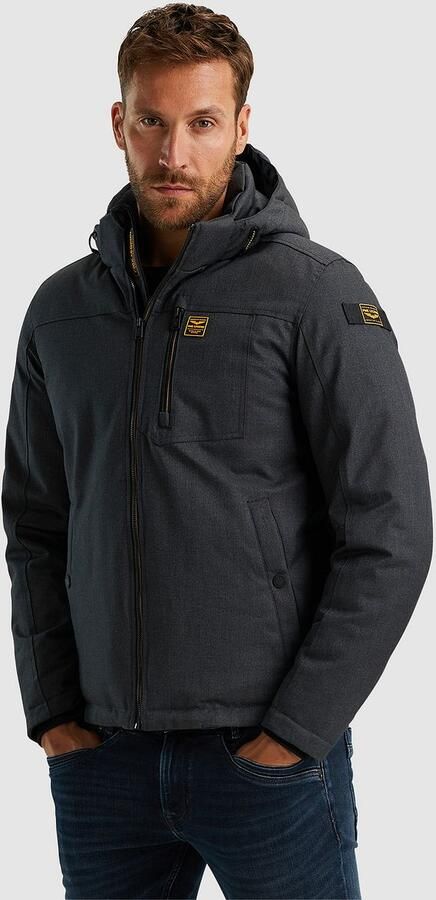 PME LEGEND Heren Jassen Semi Long Jacket Strator Melange Twill Grijs - Foto 4