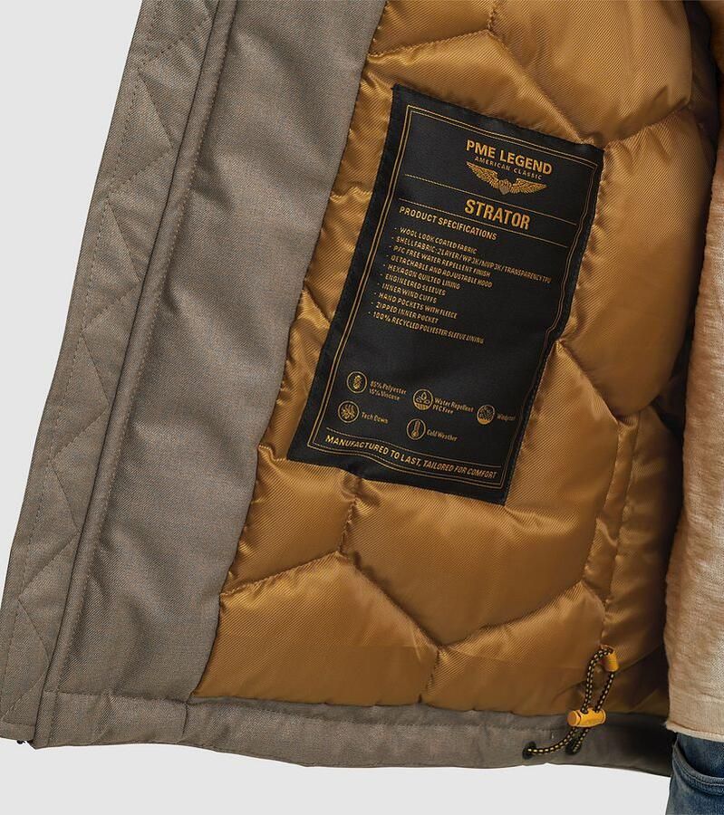 PME Legend gewatteerde winterjas STRATOR bruin - Foto 2