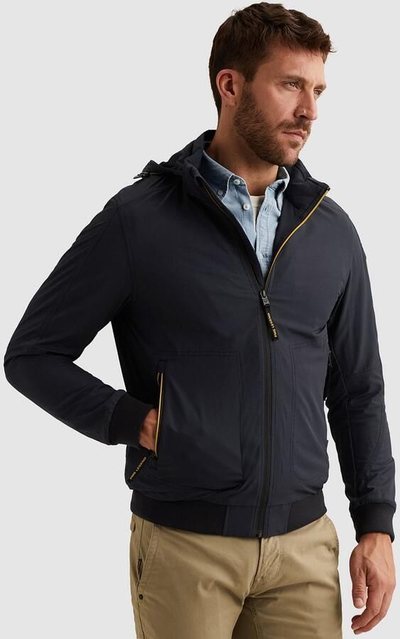 PME LEGEND Heren Jassen Stretch Flightjacket Donkerblauw - Foto 10