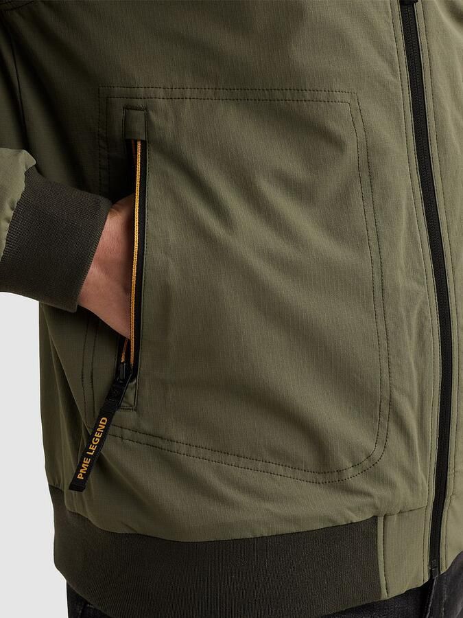 PME LEGEND Heren Jassen Stretch Flightjacket Khaki - Foto 12