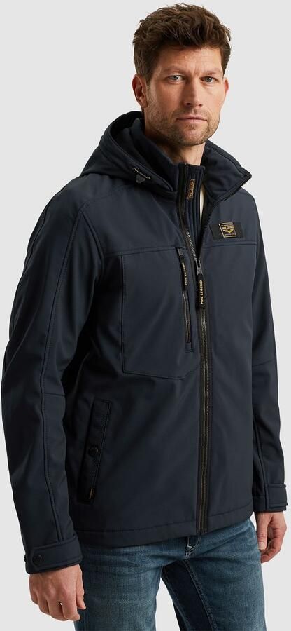 PME LEGEND Heren Jassen Semi Long Jacket Successor 3l Soft Shell Blauw - Foto 4