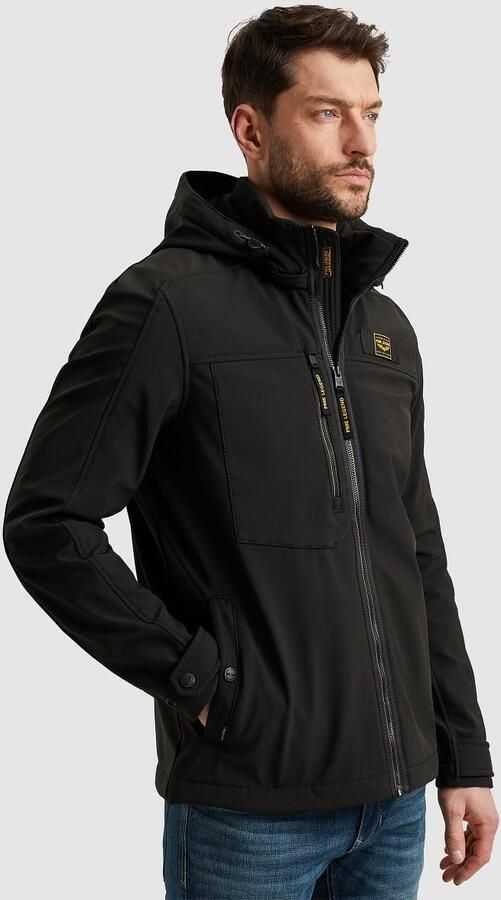 PME LEGEND Heren Jassen Semi Long Jacket Successor 3l Soft Shell Zwart - Foto 4