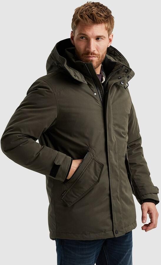 PME LEGEND Heren Jassen Semi Long Jacket Tupular Soapy Peach Groen - Foto 4