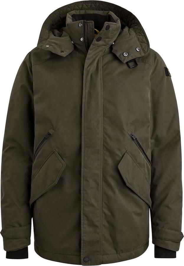 PME LEGEND Heren Jassen Semi Long Jacket Tupular Soapy Peach Groen
