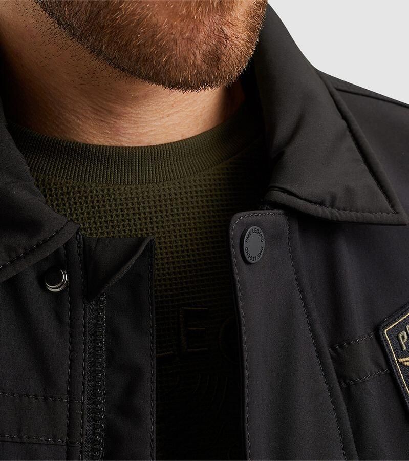 PME Legend softshell jas WINGFORCE met logo en patches zwart - Foto 4
