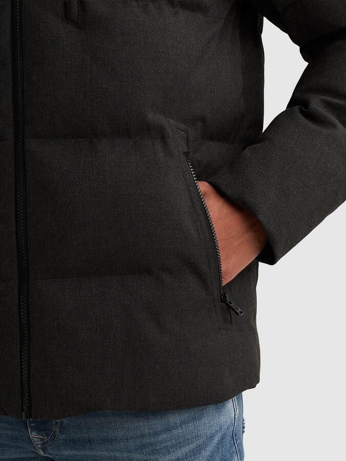 PME Legend YETCRAFT pufferjas met imitatiebontkraag antraciet - Foto 4