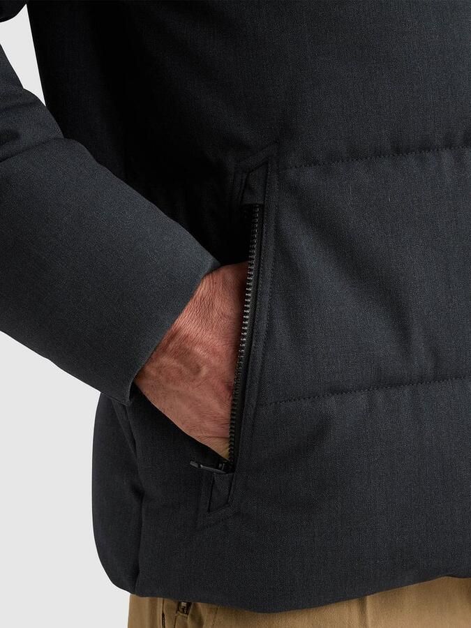 PME Legend YETCRAFT pufferjas met imitatiebontkraag donkerblauw - Foto 10