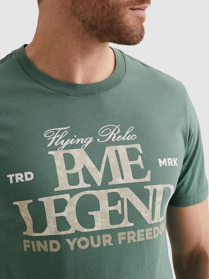 PME LEGEND T-shirt van jersey met groot artwork - Foto 3
