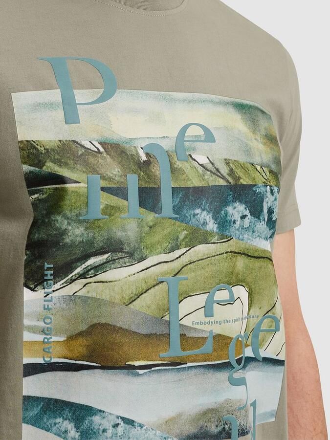 PME Legend Jersey Artwork T-Shirt Groen - Foto 4