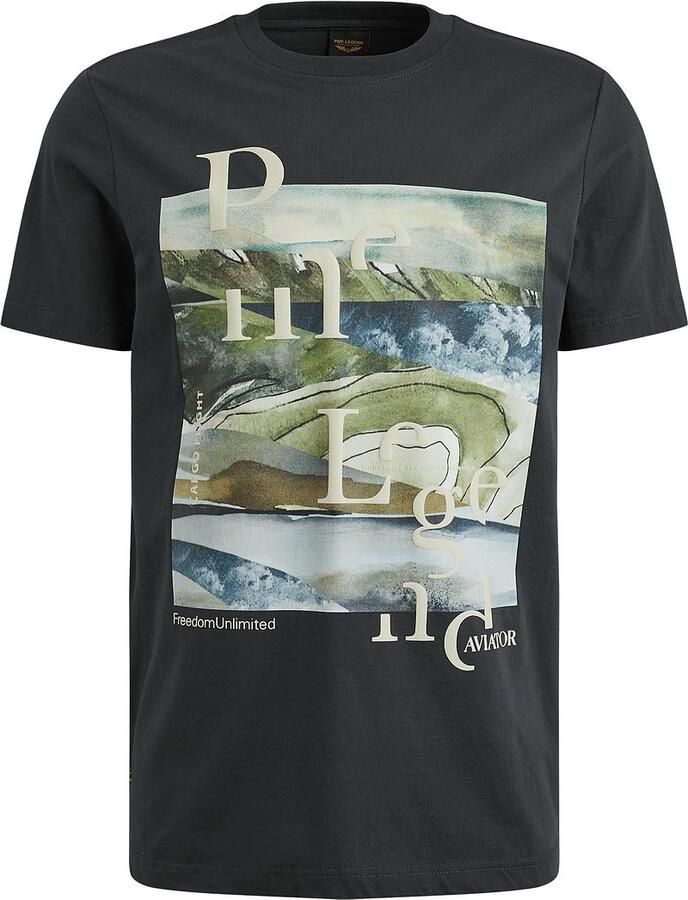 PME Legend Jersey Artwork T-Shirt Navy