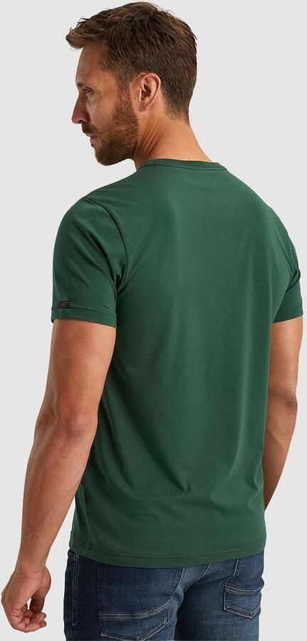PME LEGEND Heren Polo's & T-shirts Short Sleeve R-neck Cotton Elastane Jersey Groen - Foto 3