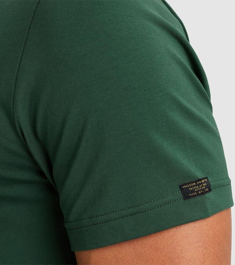 PME LEGEND Heren Polo's & T-shirts Short Sleeve R-neck Cotton Elastane Jersey Groen - Foto 2