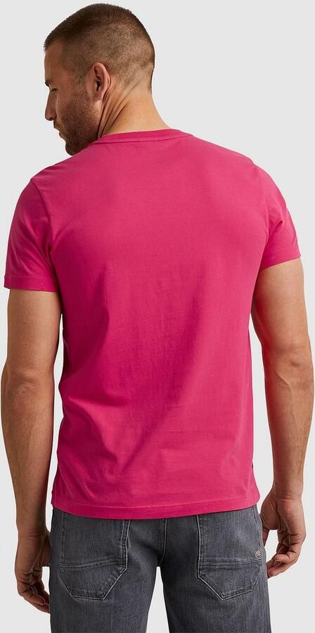 PME Legend regular fit T-shirt met printopdruk roze - Foto 5