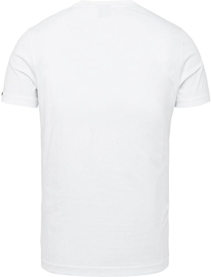 PME Legend Witte T shirt Short Sleeve R neck Single Jersey - Foto 2