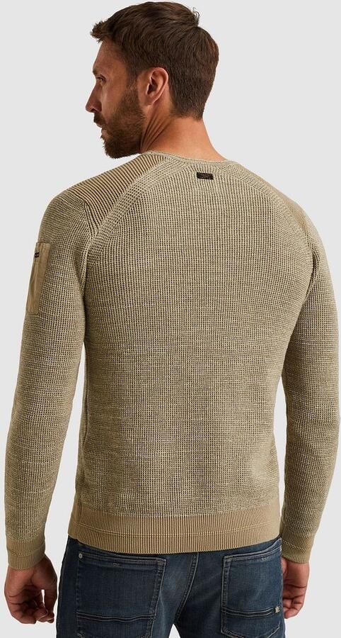 PME Legend Knitted Trui Melange Beige - Foto 4