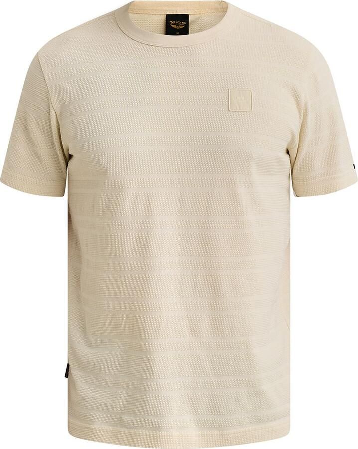 PME LEGEND T-shirt met streeppatroon en wafelstructuur - Foto 4