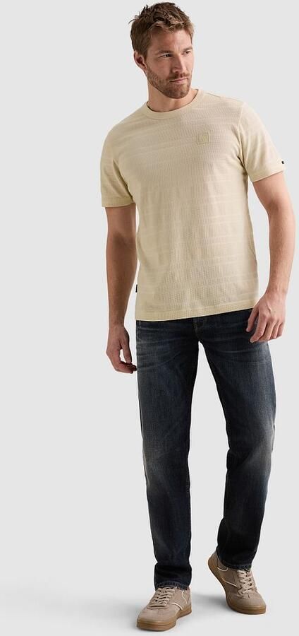 PME LEGEND T-shirt met streeppatroon en wafelstructuur - Foto 6