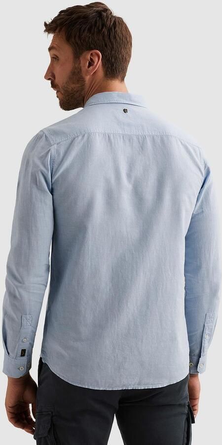 PME LEGEND Heren Overhemden Skynight Ctn Linen Owen Gd Lichtblauw - Foto 9